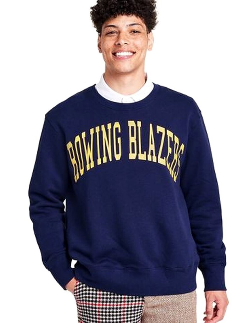 Rowing Blazers x Target Varsity Crewneck Sweatshirt NWT Navy Gold Logo XS S M